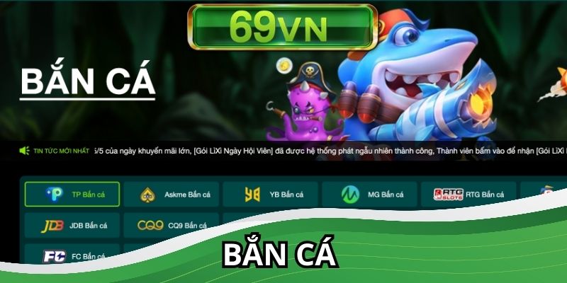 Bắn cá tái hiện thế giới đại dương sống động