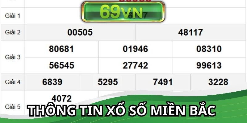 Thông tin về xổ số miền Bắc cần biết